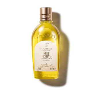 Óleo Hidratante de Banho Amêndoa Noite Festiva 250mL,  Óleo Hidratante de Banho Amêndoa Noite Festiva 250mL